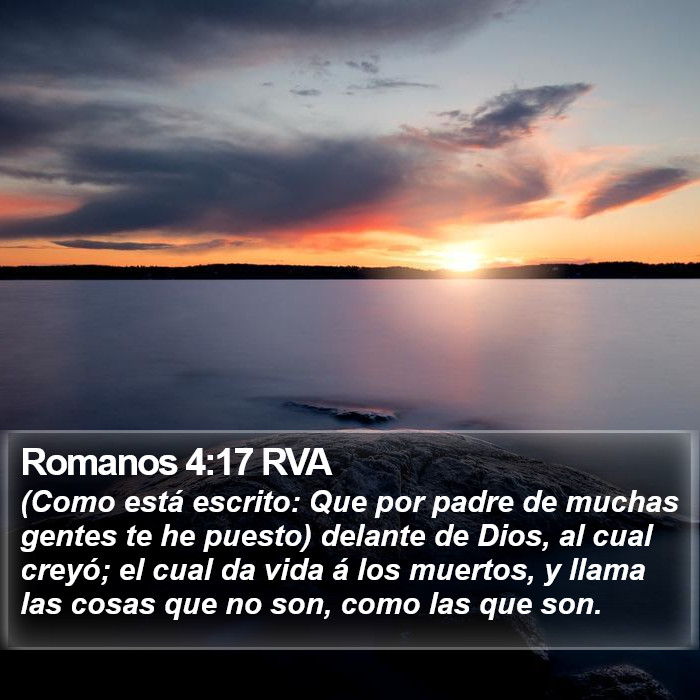 Romanos 4:17 RVA Bible Study