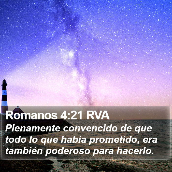 Romanos 4:21 RVA Bible Study