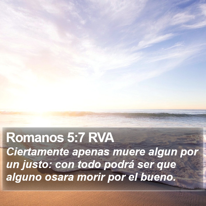 Romanos 5:7 RVA Bible Study