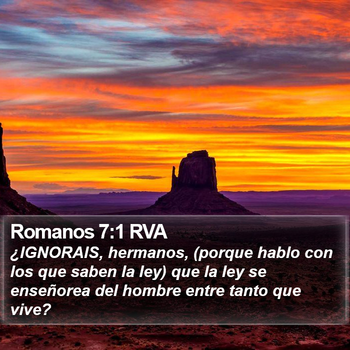 Romanos 7:1 RVA Bible Study