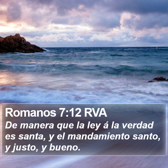 Romanos 7:12 RVA Bible Study