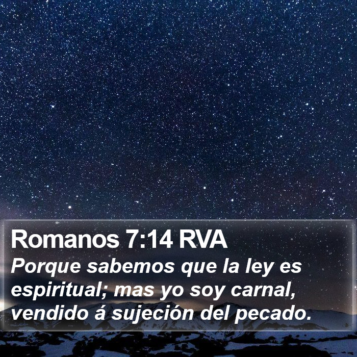 Romanos 7:14 RVA Bible Study