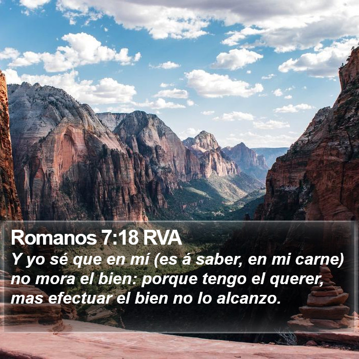 Romanos 7:18 RVA Bible Study