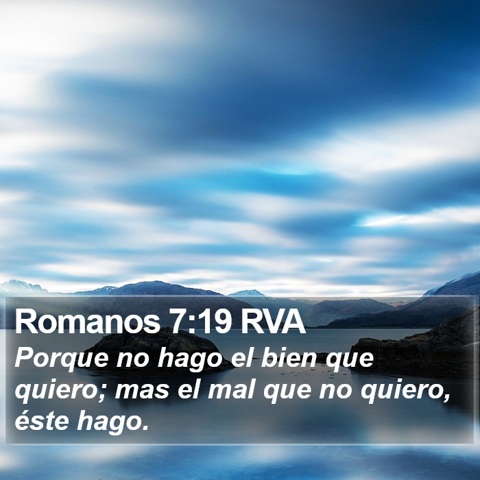 Romanos 7:19 RVA Bible Study