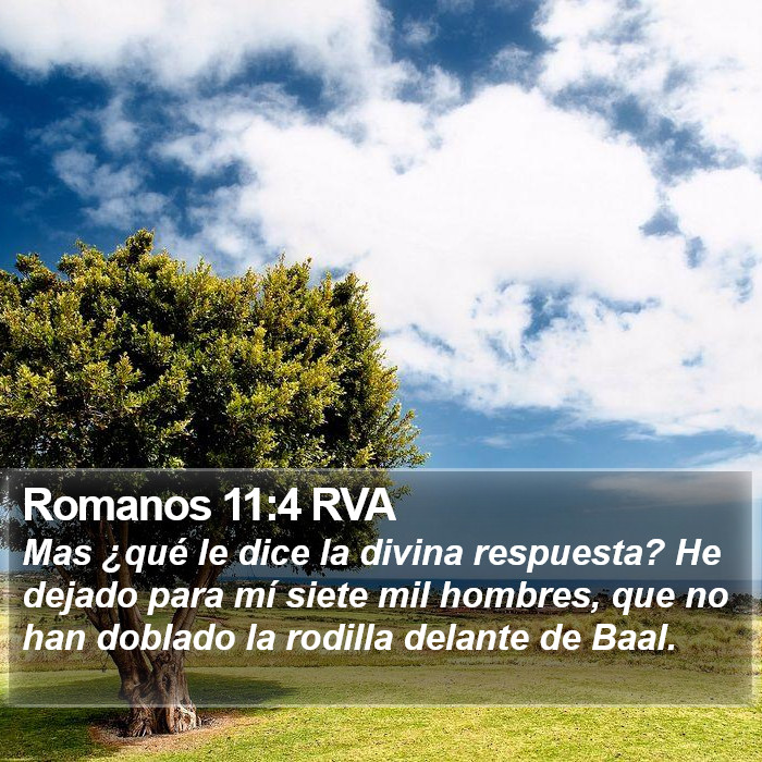 Romanos 11:4 RVA Bible Study