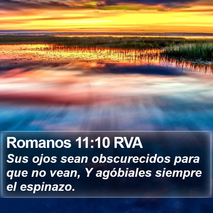 Romanos 11:10 RVA Bible Study