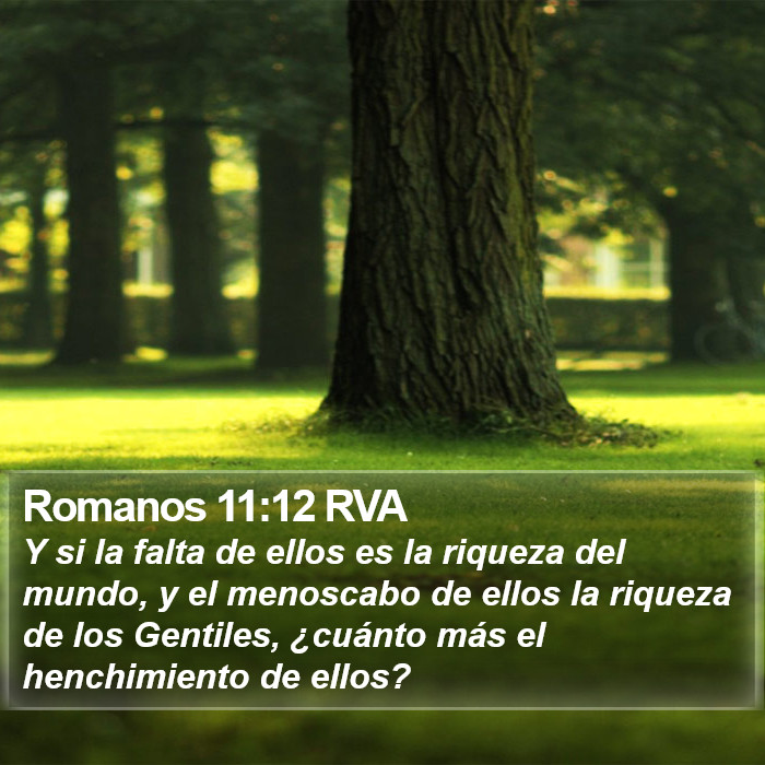 Romanos 11:12 RVA Bible Study