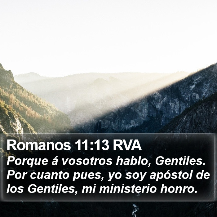 Romanos 11:13 RVA Bible Study