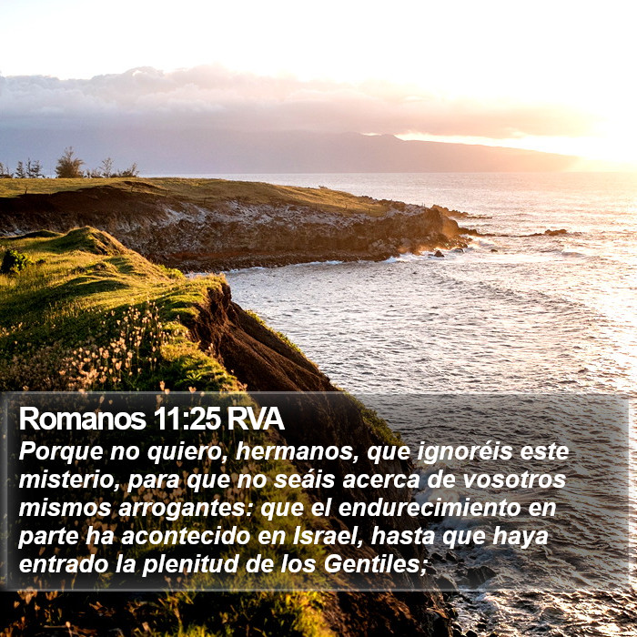 Romanos 11:25 RVA Bible Study