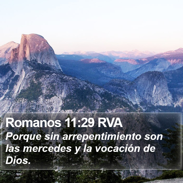 Romanos 11:29 RVA Bible Study