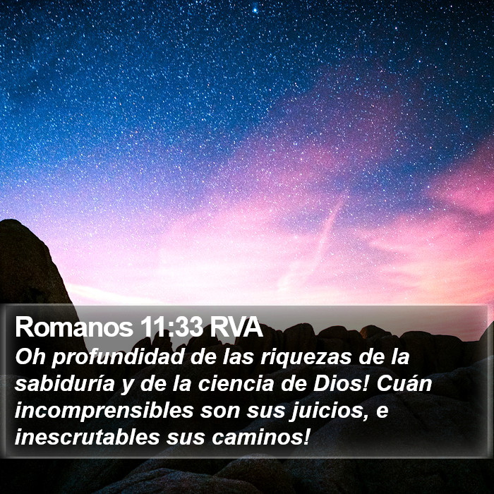 Romanos 11:33 RVA Bible Study