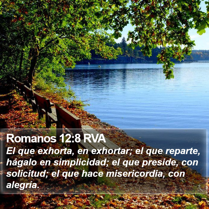 Romanos 12:8 RVA Bible Study