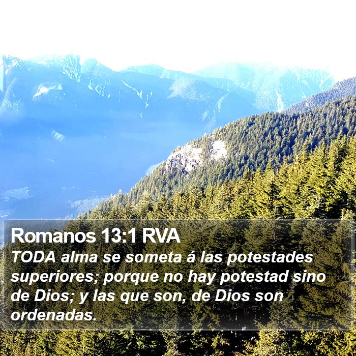 Romanos 13:1 RVA Bible Study