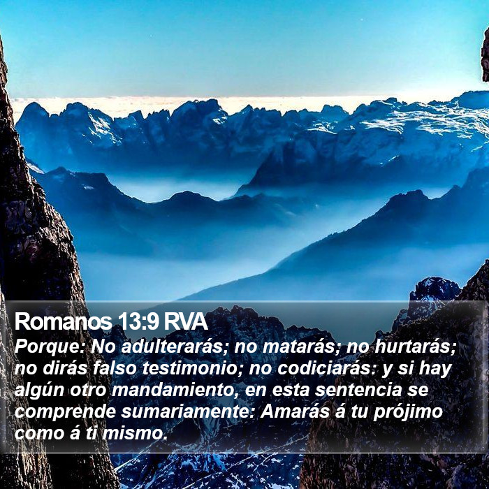 Romanos 13:9 RVA Bible Study