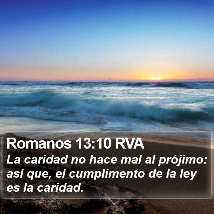 Romanos 13:10 RVA Bible Study