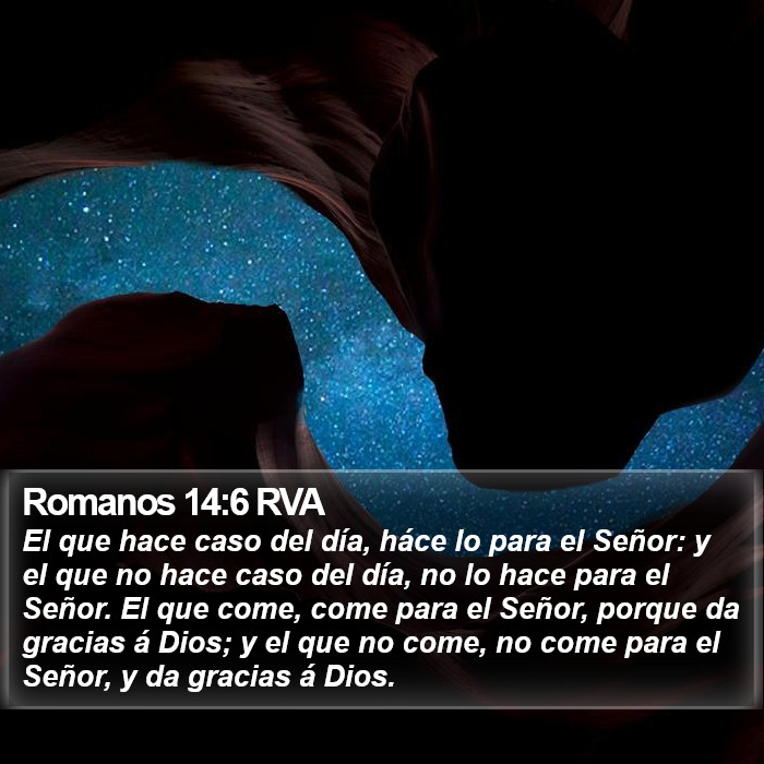 Romanos 14:6 RVA Bible Study