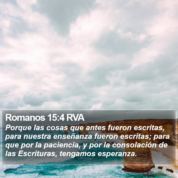 Romanos 15:4 RVA Bible Study