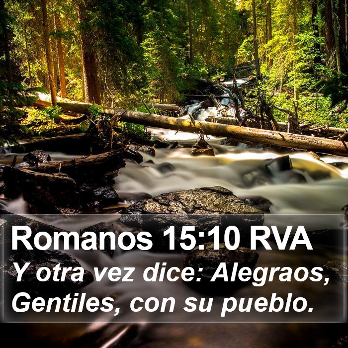 Romanos 15:10 RVA Bible Study