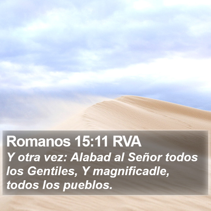 Romanos 15:11 RVA Bible Study