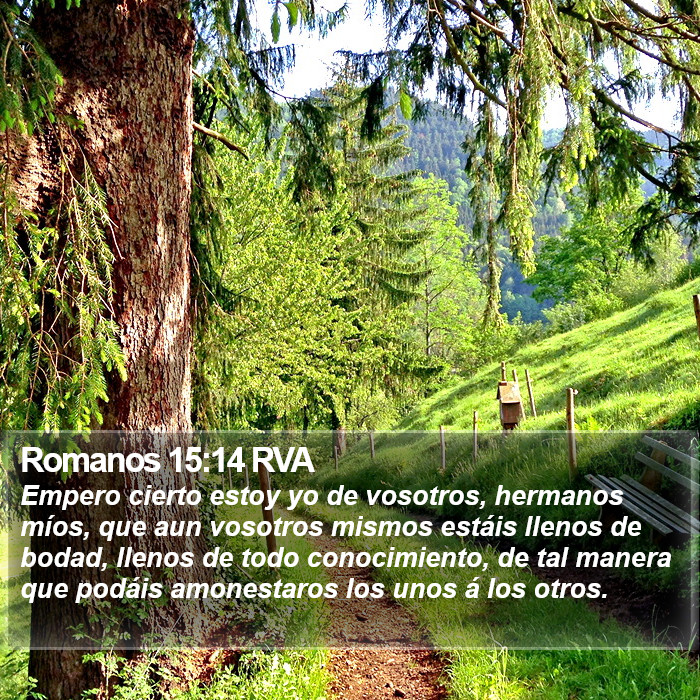 Romanos 15:14 RVA Bible Study