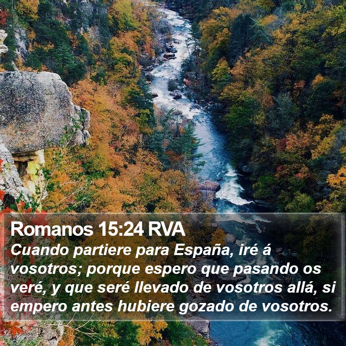 Romanos 15:24 RVA Bible Study