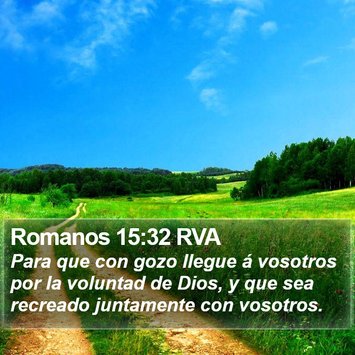 Romanos 15:32 RVA Bible Study