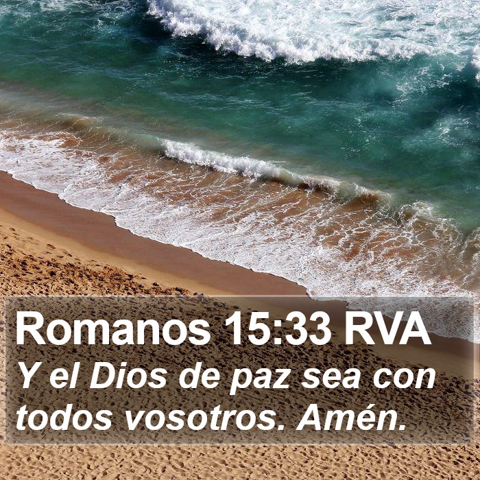 Romanos 15:33 RVA Bible Study