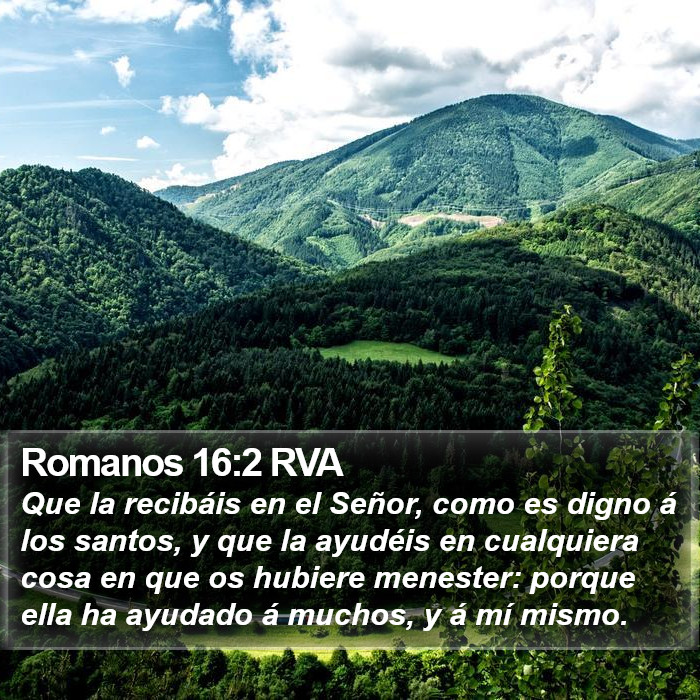 Romanos 16:2 RVA Bible Study