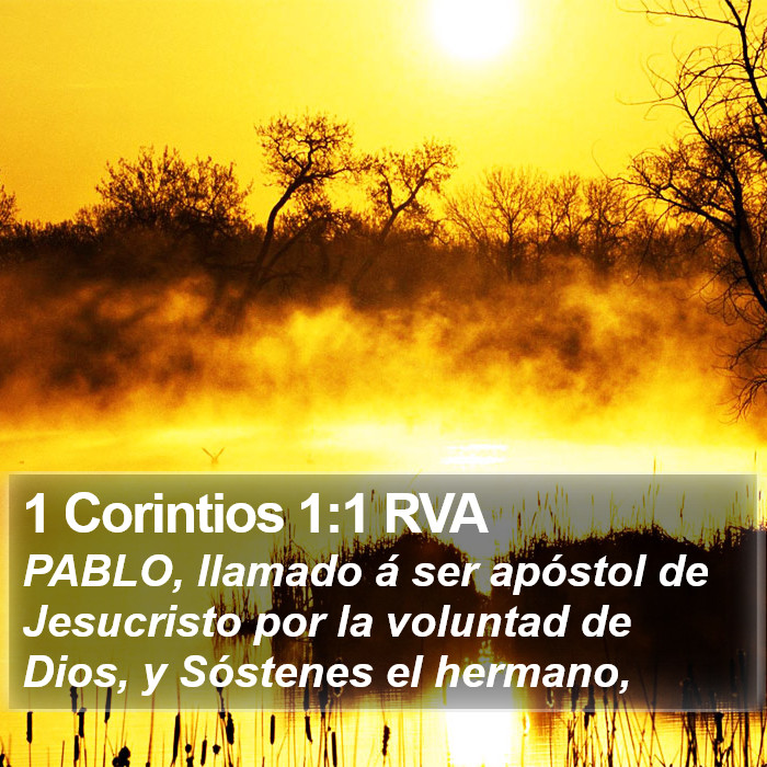 1 Corintios 1:1 RVA Bible Study