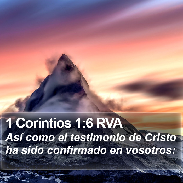 1 Corintios 1:6 RVA Bible Study