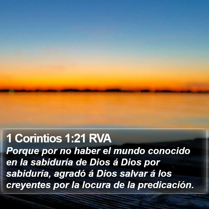 1 Corintios 1:21 RVA Bible Study