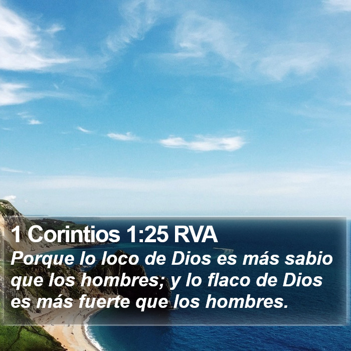 1 Corintios 1:25 RVA Bible Study