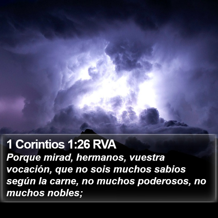 1 Corintios 1:26 RVA Bible Study