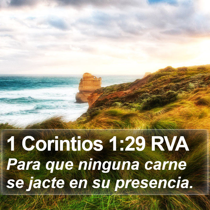 1 Corintios 1:29 RVA Bible Study