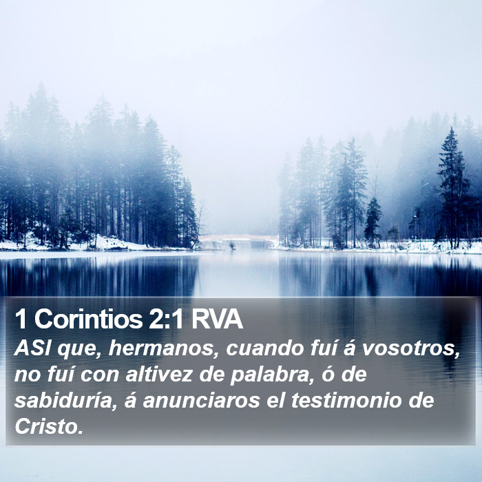 1 Corintios 2:1 RVA Bible Study