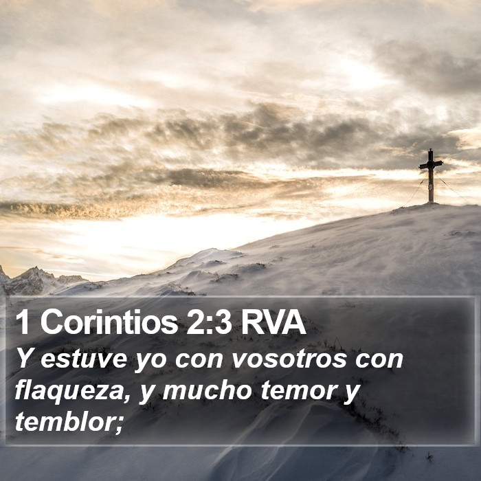 1 Corintios 2:3 RVA Bible Study