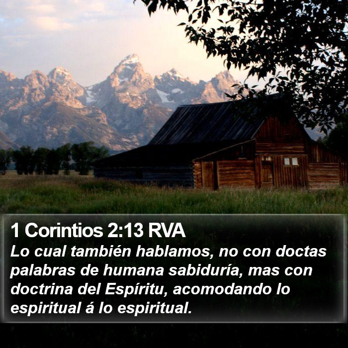 1 Corintios 2:13 RVA Bible Study