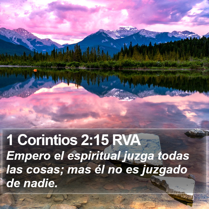 1 Corintios 2:15 RVA Bible Study