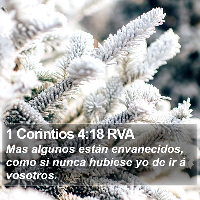 1 Corintios 4:18 RVA Bible Study