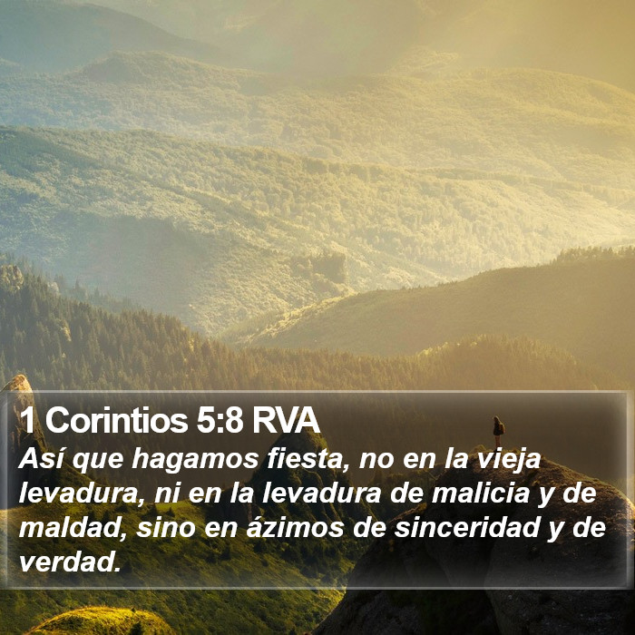 1 Corintios 5:8 RVA Bible Study