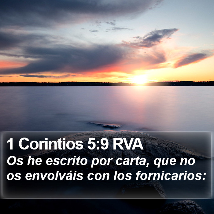 1 Corintios 5:9 RVA Bible Study