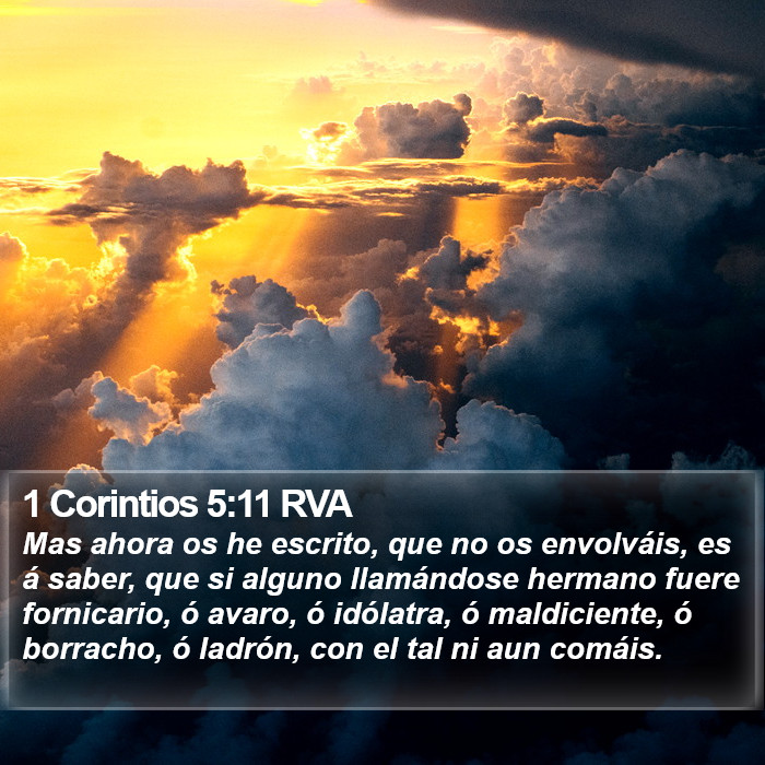 1 Corintios 5:11 RVA Bible Study