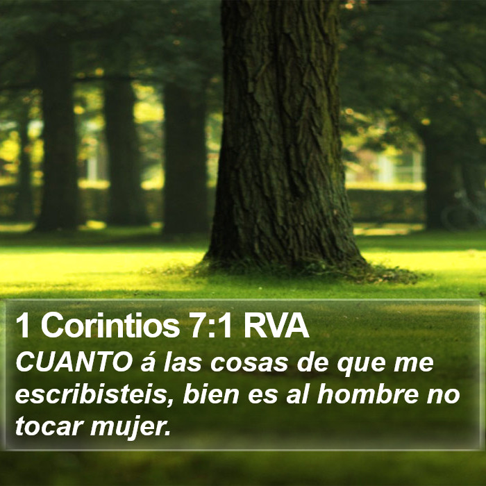 1 Corintios 7:1 RVA Bible Study