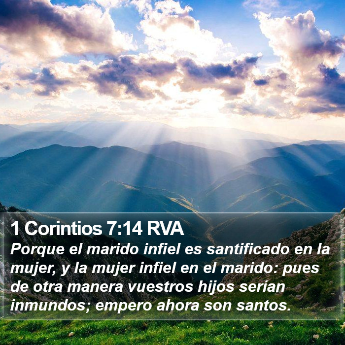 1 Corintios 7:14 RVA Bible Study