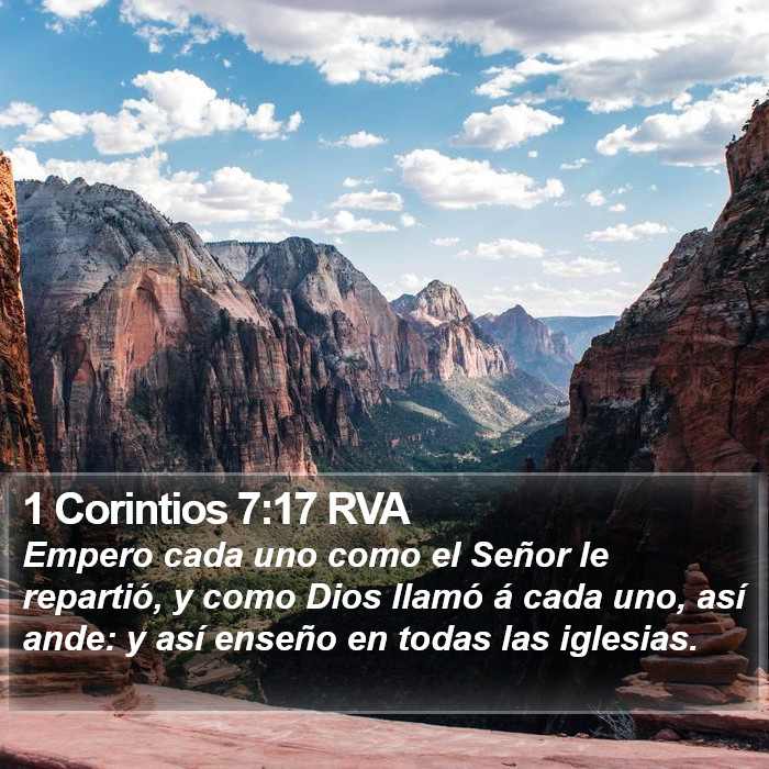 1 Corintios 7:17 RVA Bible Study