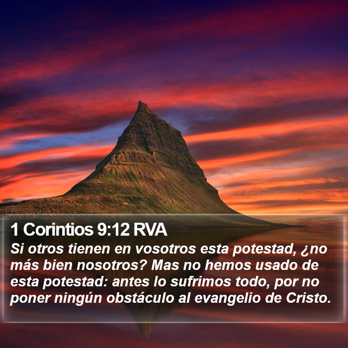 1 Corintios 9:12 RVA Bible Study