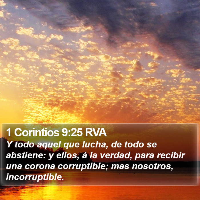 1 Corintios 9:25 RVA Bible Study