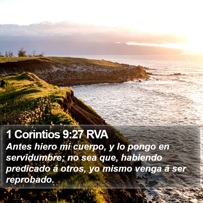 1 Corintios 9:27 RVA Bible Study