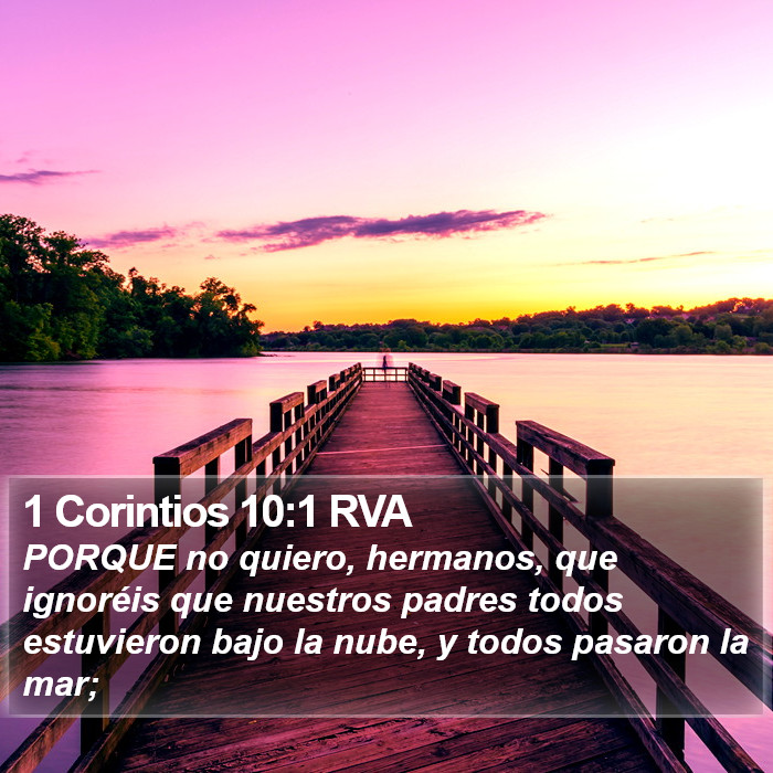 1 Corintios 10:1 RVA Bible Study