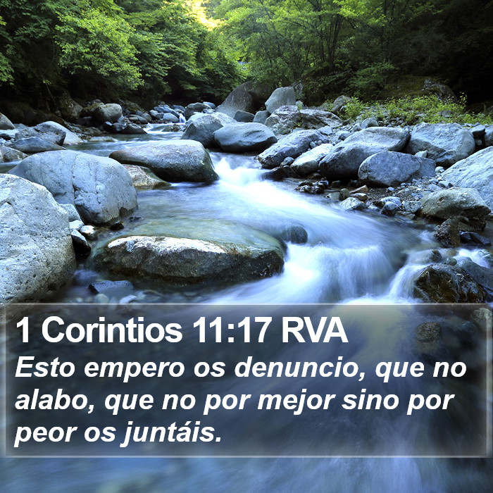 1 Corintios 11:17 RVA Bible Study